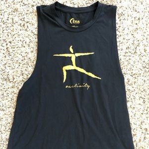 Zyia active muscle tank top Large